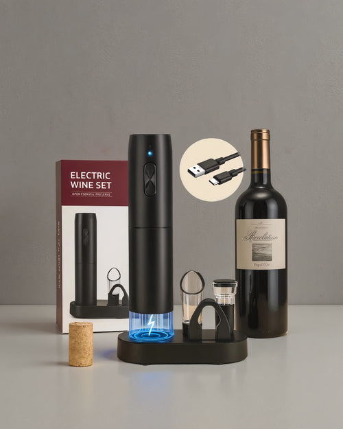 5-in-1 Electric Wine Opener Set - Uncork Perfection Instantly