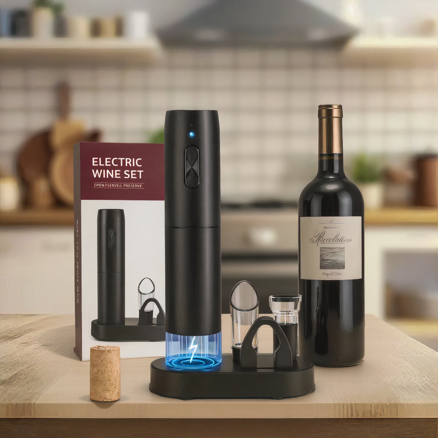 5-in-1 Electric Wine Opener Set - Uncork Perfection Instantly