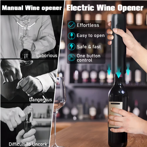 5-in-1 Electric Wine Opener Set - Uncork Perfection Instantly